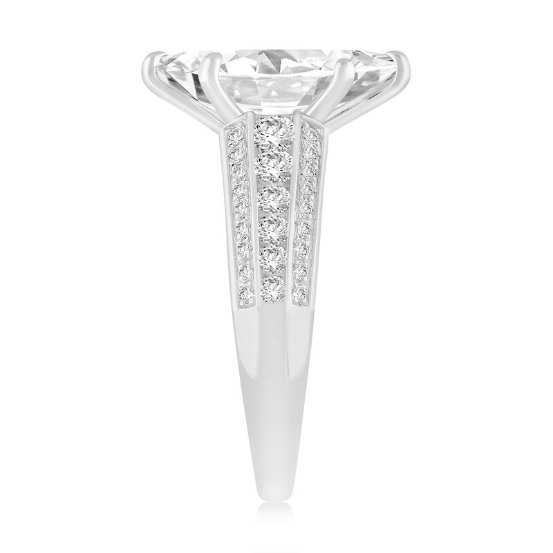 Lexington Marquise-Cut Lab Grown 3.9ctw. Diamond Multi-Row Engagement Ring in 14k White Gold image number null